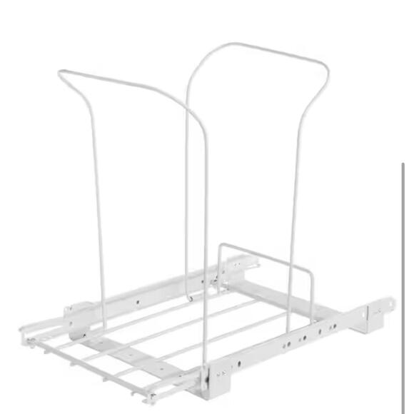 Everbilt Pull-Out Under Cabinet Trash Can Holder 6 Gal Wire Rack New - Picture 4 of 5
